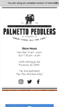 Mobile Screenshot of palmettopeddlers.com